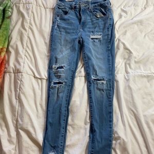 Patched/Ripped Jeans